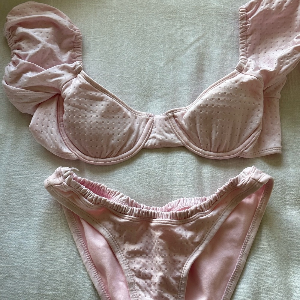 Worn once pink swimsuit